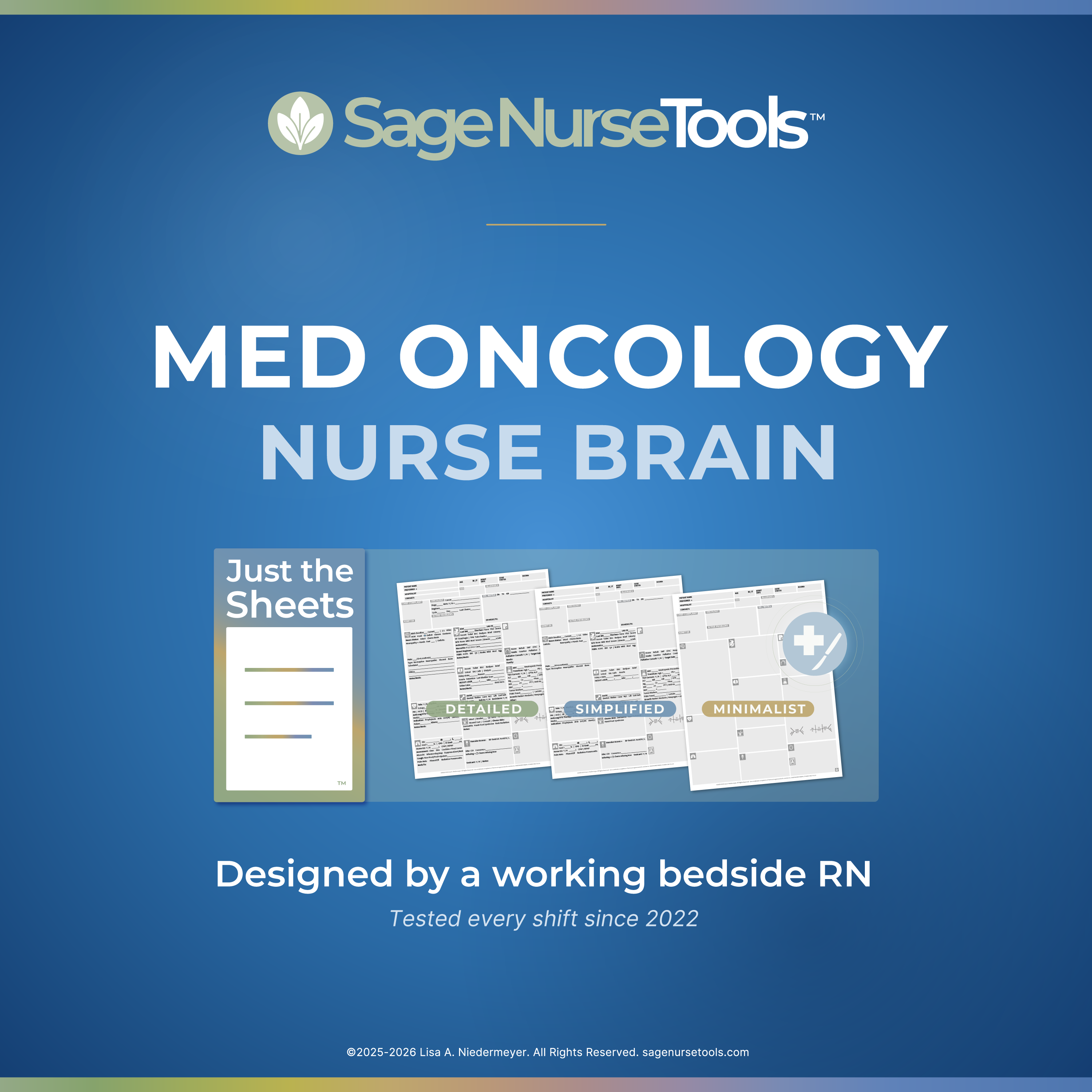 Medical Oncology Nurse Brain: Just the Sheets