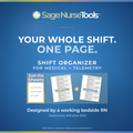 Med/Tele Organizer: Just the Sheets